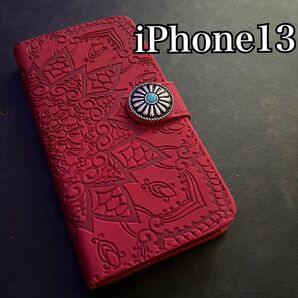 iPhone13 手帳型 レザーケース iPhoneケース 手帳型ケース 革ケース スマホケース