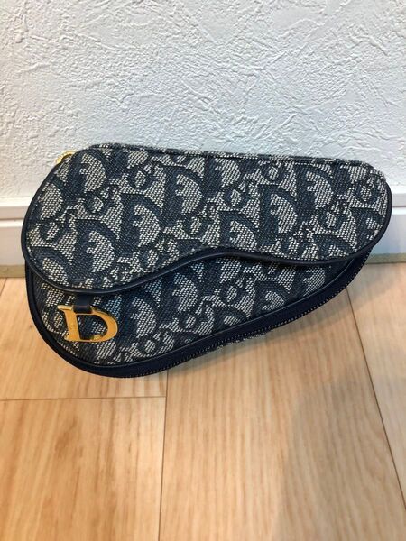 クリスチャンディオール トロッター ポーチ サドル D金具
