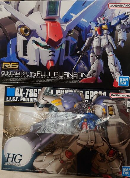 RG GP01 フルバーニアン HG GP02A サイサリス ガンプラ BANDAI