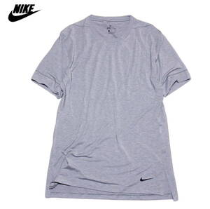 【新品】ナイキ トランセンド 半袖 Tシャツ【056：灰】L NIKE RUN ドライフィット 高機能 トレーニング 家 自宅