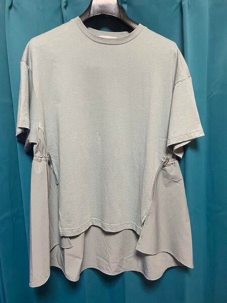 タックスリーブ クルーネックフレアTシャツ 無地 カットソー 色は画像5