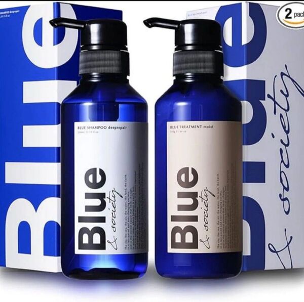 【新品未開封】Blue 香水シャンプー トリートメント ジャスミン ホワイトムスク 2本セット シャンプー Blue香水シャンプー