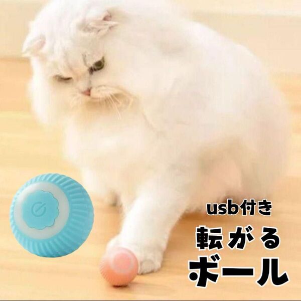 猫 おもちゃ 肥満防止 運動 USB 電動 運動 ストレス解消 転がるボール