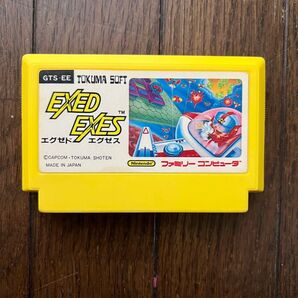 【端子研磨清掃済】 ファミコンソフト エグゼドエグゼス