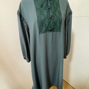 チャイナ ワンピース 花柄