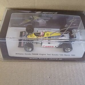 直筆サイン入りスパーク1/43 ウィリアムズFW09B中嶋悟 鈴鹿エンジンテスト(FORZA別注)
