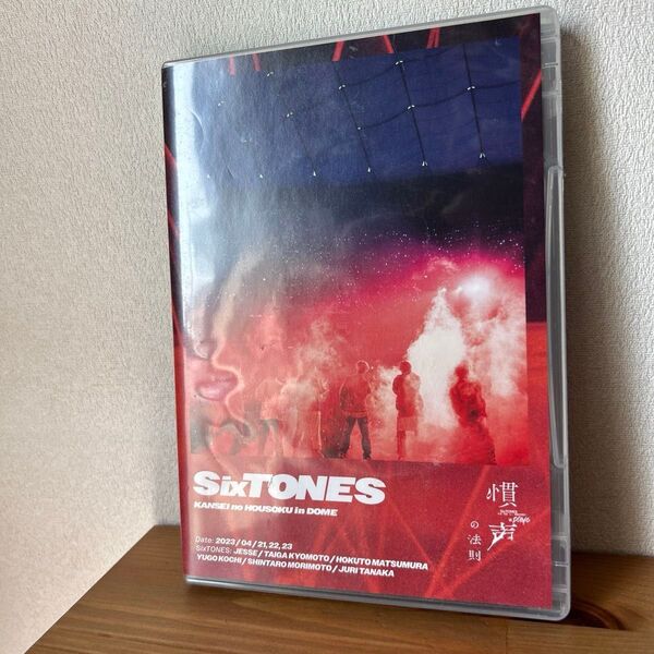 SixTONES 通常盤 DVD 慣声の法則 おまけ付き