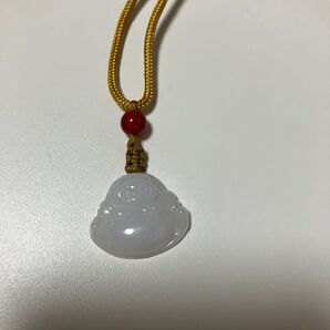 翡翠 布袋様 ネックレス