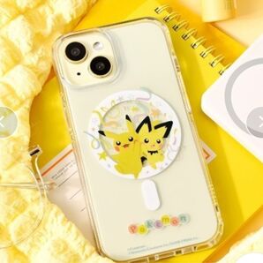 iPhone 15/14/13 専用 ポケットモンスター/ポケモン HIGHER MagSafe対応 ハイブリッドケース