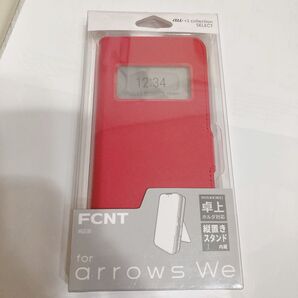 arrows We FCG01 arrows We 純正 手帳型ケース/ボルドー