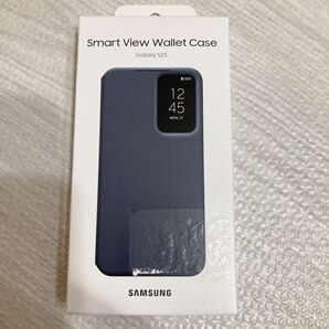 Galaxy S23 Smart View Wallet Case /ブラック 純正品