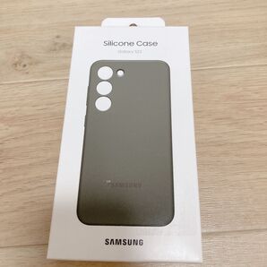 GalaxyS23 Silicone Case 純正品 定価¥5720 グリーン シリコン