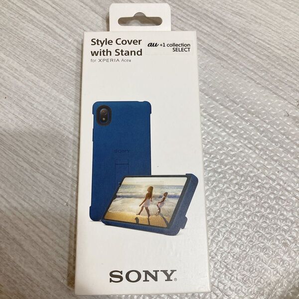 ソニー純正 国内正規品 Xperia Ace III SO-53C SOG08 専用 ケース カバー スタンド搭載