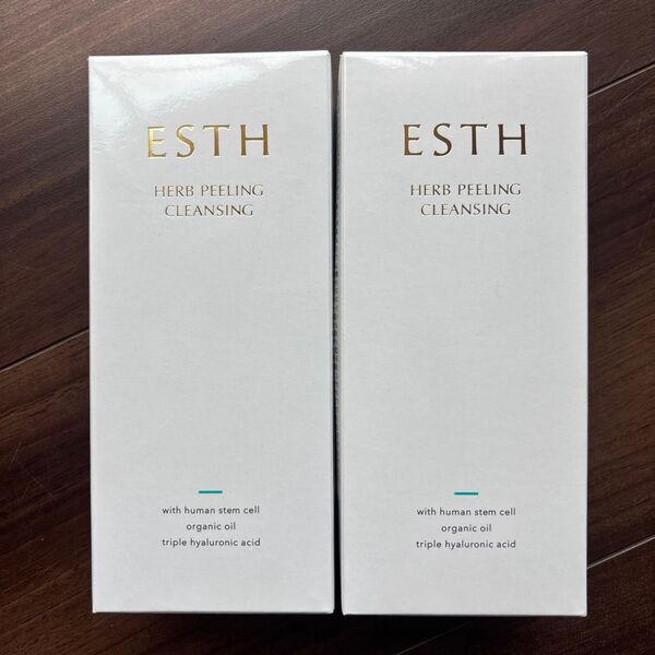 【新品】ESTH クレンジング ハーブピーリング メイク落とし 120g 2個セット