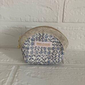 ラウンドポーチ リバティ ハンドメイド