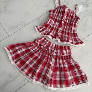 【 超美品 】 アイドル風セットアップ レトロ 95cm