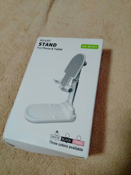 新品 スマホ&タブレット 調整可能スタンド ホワイト スマホスタンド スタンド