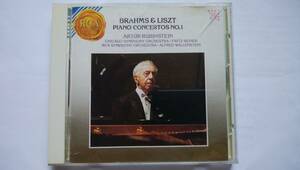 CD ブラームス リスト ピアノ協奏曲第1番 ルービンシュタイン フリッツ・ライナー BRAHMS LISZT PIANO CONCERTOS NO.1 RUBINSTEIN REINER