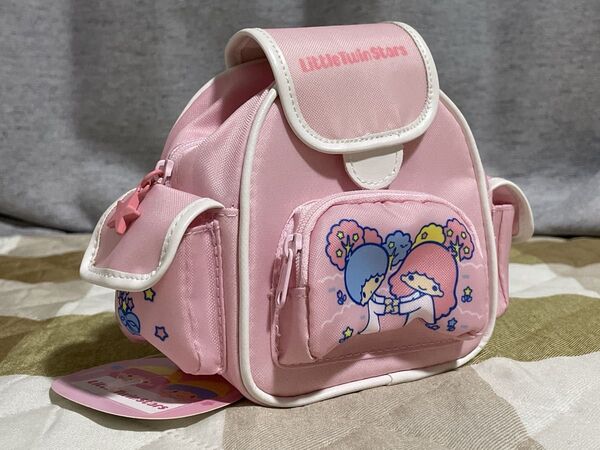 サンリオSanrio リトルツインスターズ ミニリュックポーチ なつかしスクール