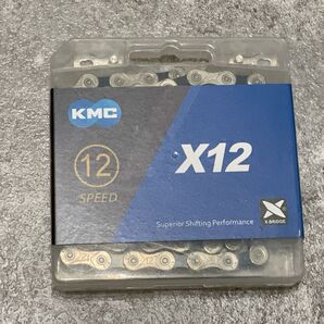 【新品未使用】KMC X12 12速用チェーン シルバー ブラック