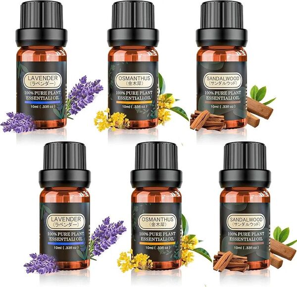 精油 アロマオイル エッセシャンオイル 10ml×6本 純天然抽出