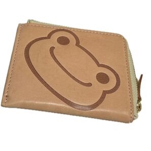 Kitamura キタムラ かえるのピクルス コラボ 財布 小銭入れ レザー ヌメ革
