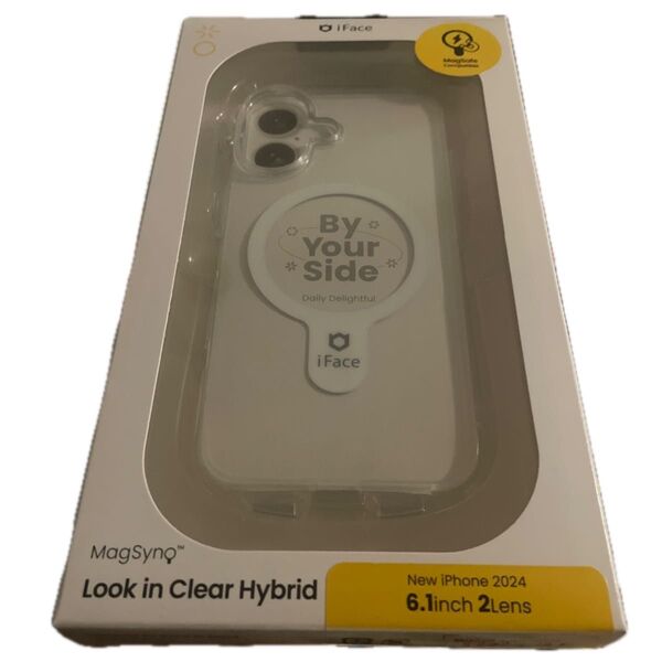 Hamee iPhone 16用 ハイブリッドMagSynqケース iFace Look in Clear (クリア) 41-98