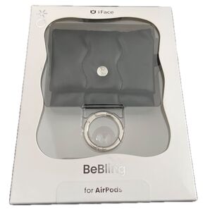 ハミィ(Hamee) iFace BeBling AirPodsポーチ ブラック 管理番号黄色