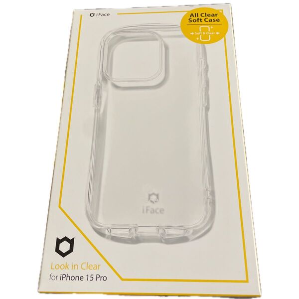 iFace Look in Clear iPhone 15 Pro ケース (クリア) 【アイフェイス アイフォン15pro
