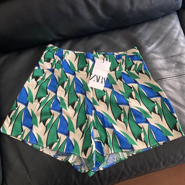 ZARA ヨット柄 ショートパンツ XS 新品 未使用