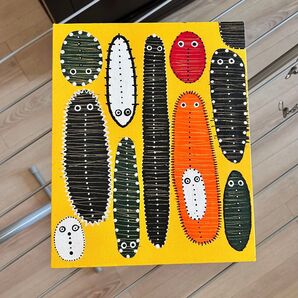 原画 アートパネル 子供部屋 ホップアート 黄色い絵 ウォールアート プレゼント