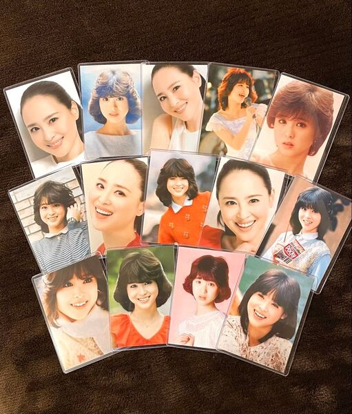 松田聖子写真 L判ハーフサイズ14枚 スリーブ入