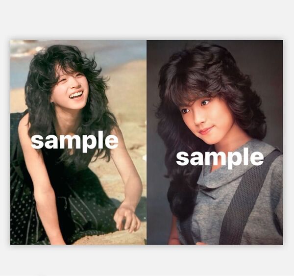 中森明菜写真L判2枚
