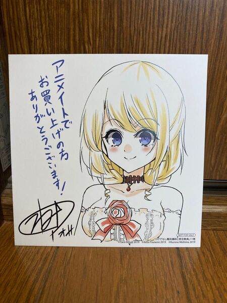 ロクでなし魔術講師と禁忌教典 アニメイト購入特典 ミニ色紙 イラストカード 11巻