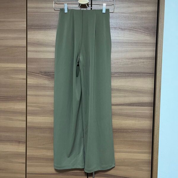 レディース パンツ (XS) グリーンブラウン
