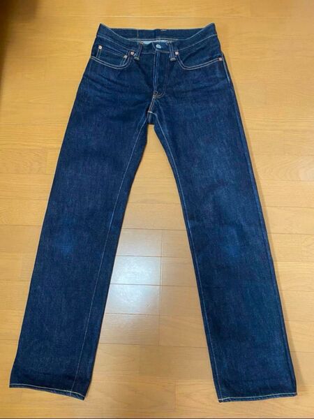 児島ジーンズ 30 23oz セルビッチヴィンテージストレート 極厚 濃紺 緑耳 極厚 ヘビーオンス ジーンズ 定価27,500円