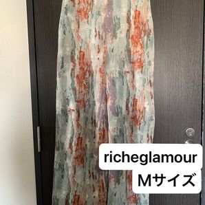Richeglamourレディースパンツ マーブル模様 Mサイズ