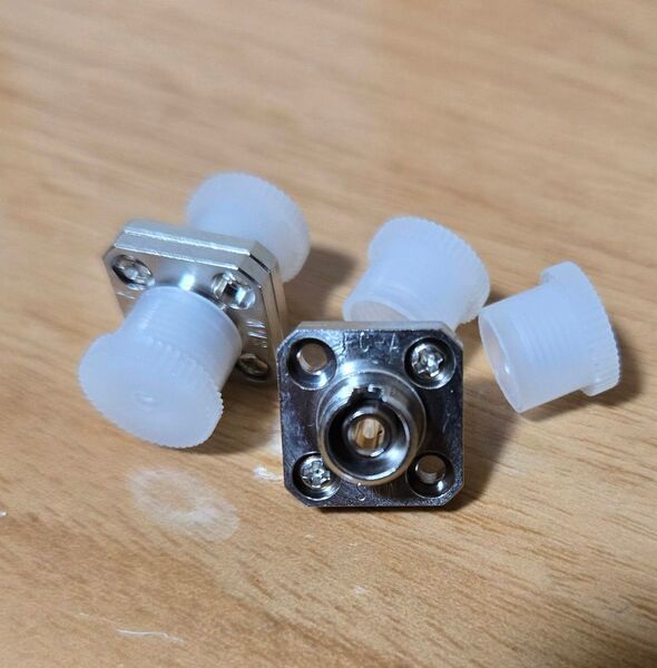 SANWA 光コネクタ FC 光アダプタ 接続コネクタ 2個セット