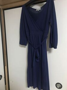 Natural Beauty Basic navy blue One-piece M size on goods postage 370 jpy lady's put on mawashi put on .. prompt decision equipped 