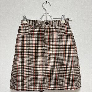 チェック スカート
