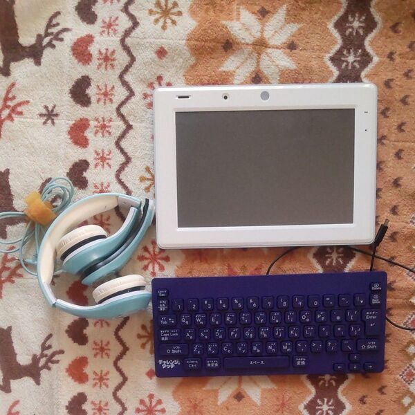 Benesse チャレンジタッチタブレット( TAB-A04-BR3) +キーボード+ヘッドホン+タッチペンセット