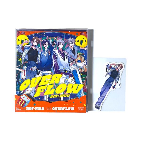 Overflow ROF-MAO CD 通常盤 ろふまお 加賀美ハヤト ステッカー