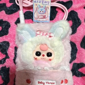 ぬいぐるみ ベビースリー Babythree ショルダーバック ミニバッグ モバイルポーチ Mobile pouch