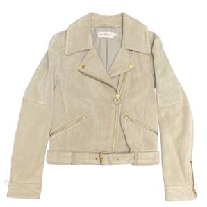 トリーバーチ/TORY BURCH ライダースジャケット スエード 美品