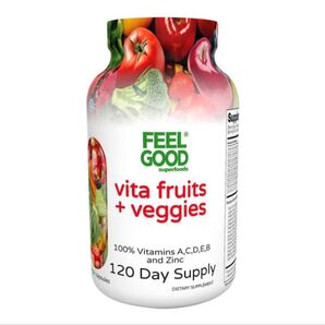 FEEL GOOD vita fruits + veggies 120粒