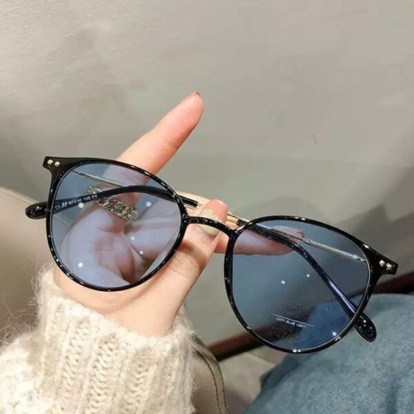 調光 サングラス 伊達メガネ ボストン ブルーライトカット UVカット 紫外線 韓国 お出かけ おしゃれ