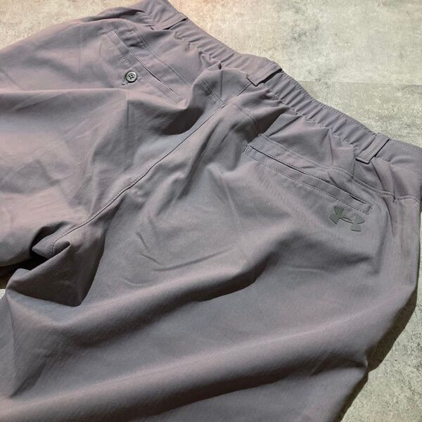 【UNDER ARMOUR】アンダーアーマー 春夏向け ストレッチ ゴルフパンツ 38インチ GOLF スラックス 大きいサイズ