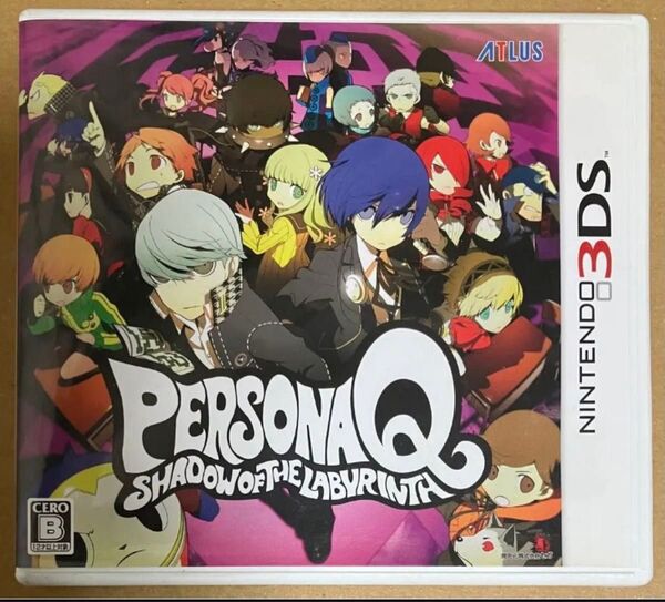 送料無料 ペルソナQ シャドウオブザラビリンス ニンテンドー3DS 動作確認済