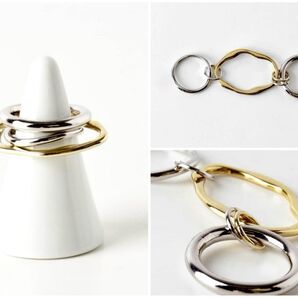 SALE ★KBF アーバンリサーチ☆レイヤードリング ニュアンスリングSET 指輪 3点リング☆新品☆定価3850円