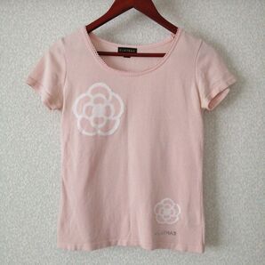 CLATHAS ピンク 花柄半袖カットソー Mサイズ